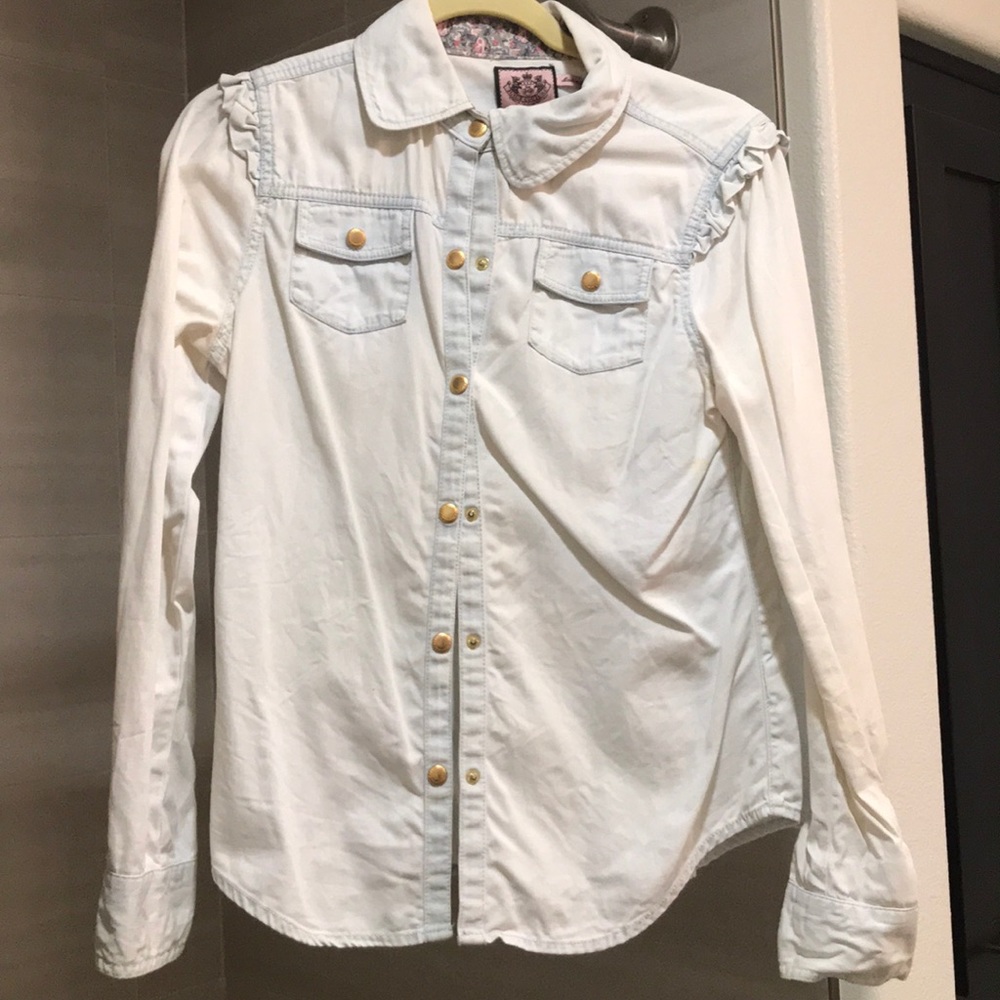 Juicy couture denim shirt